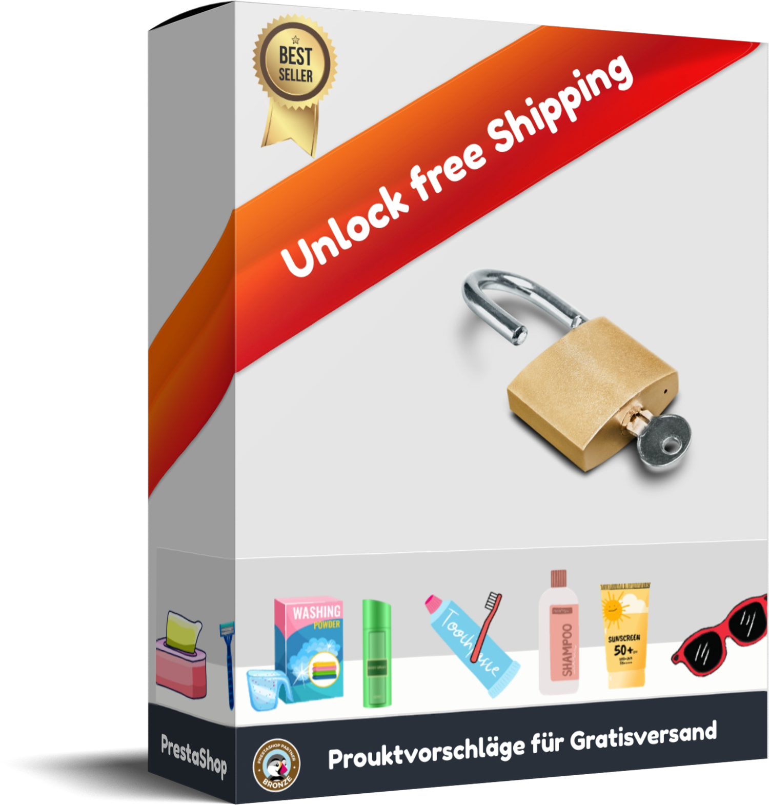 Unlock free Shipping PrestaShop Modul